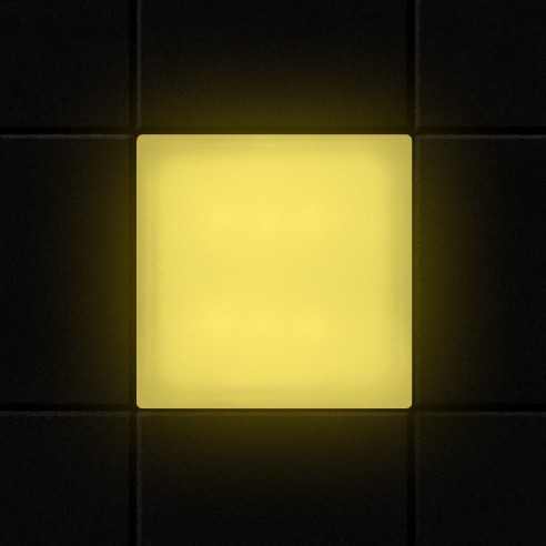 Светодиодная брусчатка Люмбрус LED Brick 50x50 мм жёлтая IP68
