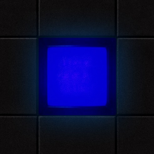 Светодиодная брусчатка Люмбрус LED City 100x100 мм синяя IP68