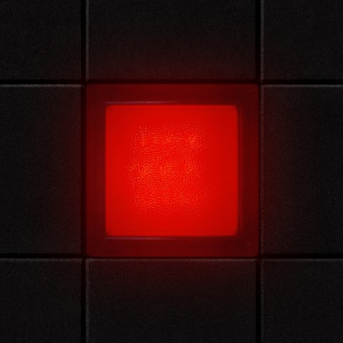 Светодиодная брусчатка Люмбрус LED City 100x100 мм красная IP68