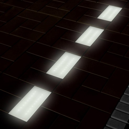 Светодиодная брусчатка Люмбрус LED City 100x200 мм белая IP68
