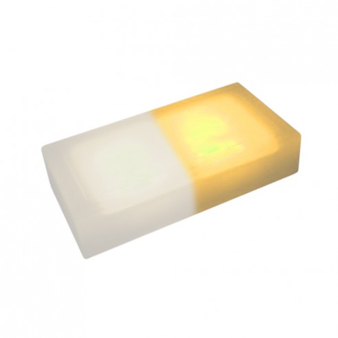 Светодиодная брусчатка Люмбрус LED City 100x200 мм белый-жёлтый IP68