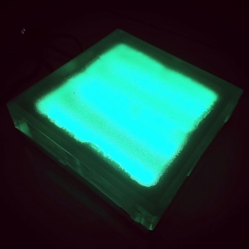 Светодиодная брусчатка Люмбрус LED Brick 200x200 мм зелёная IP68