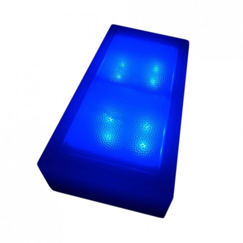 Светодиодная брусчатка Люмбрус LED Brick 100x200 мм синяя IP68