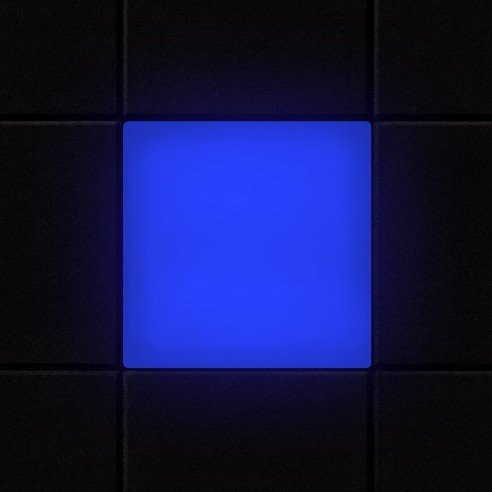 Светодиодная брусчатка Люмбрус LED Brick 100x100 мм синяя IP68